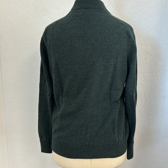 Patrick James Merino Wool Mock Neck Swester - Picture 3 of 6